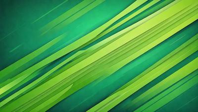 The primary subject of the image is a green and white striped pattern. The setting is a green background, which creates a vibrant and lively atmosphere. The visual style is a combination of digital art and illustration, giving the image a modern and artistic appearance. The dominant colors are green and white, which create a sense of freshness and energy.
