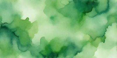 The primary subject of the image is a green, watercolor-style painting of a leafy plant. The setting is a green background, which complements the vibrant green color of the plant. The visual style is a watercolor painting, giving the image a unique and artistic appearance. The colors and mood of the painting are predominantly green, creating a serene and natural atmosphere.