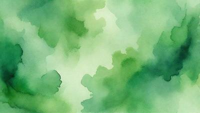 The primary subject of the image is a green leafy plant. The setting is a watercolor painting, which gives the image a vibrant and lively appearance. The visual style is a mix of digital art and illustration, creating a unique and artistic representation of the plant. The dominant colors are green, which is prevalent throughout the image, and there is a sense of freshness and growth associated with the plant.