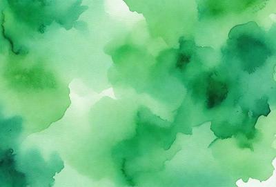 The primary subject of the image is a green leafy plant. The setting is a watercolor painting, which gives the image a vibrant and lively appearance. The visual style is a mix of digital art and illustration, creating a unique and artistic representation of the plant. The dominant colors are green, which gives the image a fresh and natural feel.