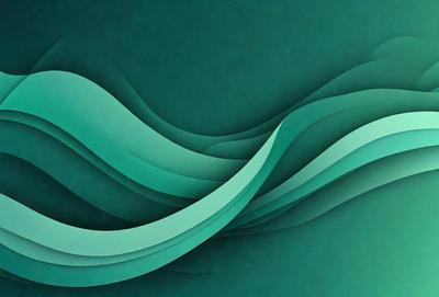 The primary subject of the image is a large, curved wave with a green hue. The wave is the main focus of the image, and it appears to be a digital art or illustration. The setting is a dark green background, which adds to the overall mood of the image. The colors and mood of the image are predominantly dark and moody, with the green wave being the main source of visual interest.