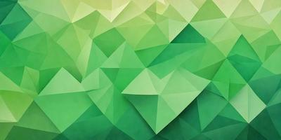 The primary subject of the image is a green geometric pattern, which is the main focus of the image. The setting is a green background, which complements the green geometric pattern. The visual style of the image is digital art, as it is a computer-generated design. The dominant colors in the image are green, which creates a calm and soothing atmosphere.