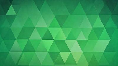The primary subject of the image is a green and white geometric pattern. The setting is a green background, which creates a vibrant and lively atmosphere. The visual style is a combination of digital art and illustration, giving the image a modern and artistic appearance. The dominant colors are green and white, which create a sense of freshness and cleanliness.