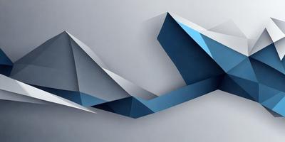 The primary subject of the image is a blue and white geometric pattern. The setting is a gray wall, which serves as the background. The visual style of the image is a combination of digital art and illustration, creating a unique and intricate design. The dominant colors in the image are blue and white, giving it a clean and modern appearance.