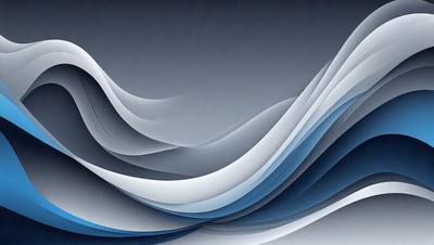 The primary subject of the image is a wave, which is the main object, scene, or focus of the image. The wave is depicted in a digital art style, giving it a modern and visually appealing appearance. The setting or background of the image features a gray surface, which adds to the overall atmosphere of the scene. The colors and mood of the image are predominantly blue, which creates a sense of calmness and tranquility.