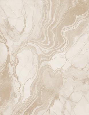 The primary subject of the image is a marble tile with a unique and intricate design. The setting is a bathroom, with the marble tile covering the walls and floor. The visual style is a close-up of the tile, showcasing its intricate patterns and textures. The colors and mood of the image are predominantly neutral, with the marble tile providing a sense of elegance and sophistication.