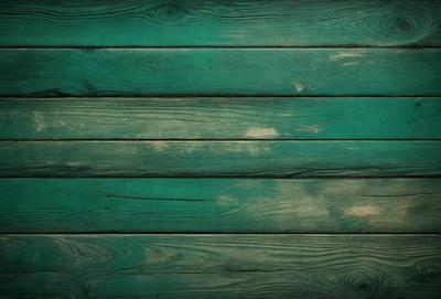 The primary subject of the image is a wooden wall with a green color. The setting is a room with a wooden surface, and the visual style is a photo. The dominant colors are green and brown, creating a warm and natural atmosphere.