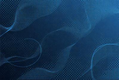 The primary subject of the image is a blue background with a pattern of circles. The setting appears to be a digital art or illustration, as the circles are arranged in a visually appealing manner. The visual style is a mix of digital art and pattern, creating a unique and intriguing design. The dominant colors in the image are blue and white, giving it a calm and soothing atmosphere.