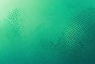 The primary subject of the image is a close-up of a green and white patterned surface. The setting appears to be a wall or a background, and the visual style is a combination of a photo and digital art. The dominant colors are green and white, creating a calm and soothing atmosphere.