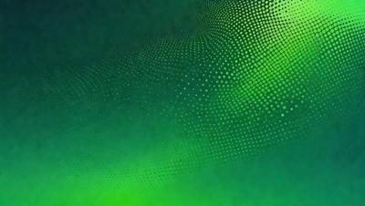 The primary subject of the image is a close-up of a green and white patterned surface. The setting appears to be a green background, possibly a wall or a piece of fabric. The visual style of the image is a combination of a photo and a digital art, illustration, or drawing. The dominant colors in the image are green and white, creating a calm and soothing atmosphere.