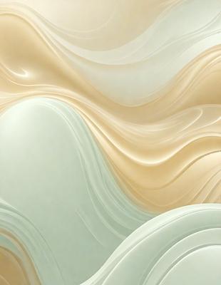 The primary subject of the image is a large, curved, and textured wall. The setting is a room with a white and tan color scheme. The visual style is a combination of digital art and illustration, creating a unique and artistic appearance. The dominant colors are white and tan, giving the room a warm and inviting atmosphere.