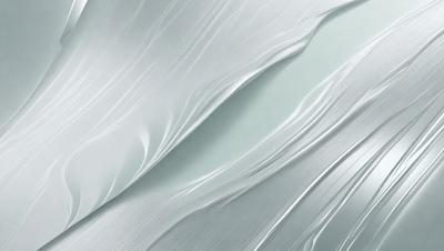 The primary subject of the image is a white, flowing, and curling sheet of fabric. The setting is a white background, which creates a clean and minimalist appearance. The visual style is a combination of a photo and digital art, as the fabric appears to be both real and manipulated. The colors and mood of the image are predominantly white, giving it a serene and calming atmosphere.