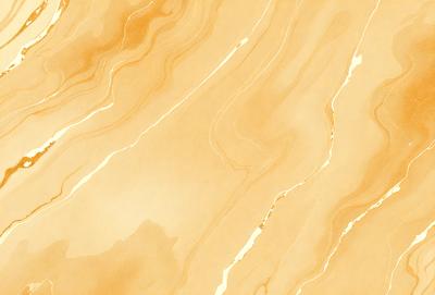 The primary subject of the image is a marble-like surface with a yellowish hue. The setting is a room with a yellow wall, and the visual style appears to be a combination of a photo and a drawing. The colors and mood of the image are warm and inviting, with the yellow marble creating a sense of warmth and natural beauty.