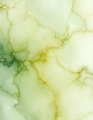 The primary subject of the image is a close-up of a green and yellow marble wall. The setting is a room with a green and yellow marble wall, which serves as the background. The visual style is a close-up of the marble wall, showcasing its texture and colors. The dominant colors are green and yellow, creating a warm and inviting atmosphere.