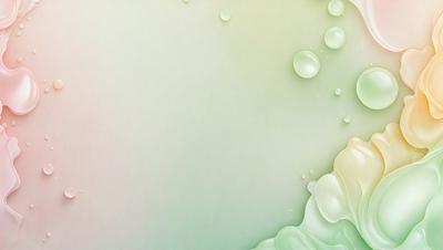 The primary subject of the image is a white background with a green and white pattern. The setting is a white wall, and the visual style is a combination of digital art and illustration. The colors and mood of the image are predominantly green and white, creating a calm and soothing atmosphere.