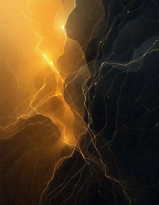 The primary subject of the image is a yellow light, which appears to be a bright, glowing, and vibrant source of illumination. The setting is a dark background, which contrasts with the bright light, creating a striking visual effect. The visual style of the image is a combination of digital art and illustration, as the light is depicted in a stylized manner. The colors and mood of the image are predominantly yellow and warm, giving the scene a sense of energy and dynamism.
