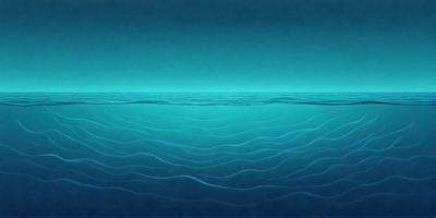 The primary subject of the image is a large body of water, which appears to be a deep blue ocean. The setting is a vast expanse of water, with no visible land or shoreline. The visual style of the image is a digital art or illustration, as it captures the beauty and depth of the ocean. The colors and mood of the image are serene and calming, with the deep blue water evoking a sense of tranquility and vastness.