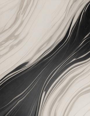 The primary subject of the image is a marble-like pattern, which is the main object, scene, or focus of the image. The setting or background features a white and gray marble-like surface, which adds to the visual style of the image. The colors and mood of the image are predominantly white and gray, creating a clean and elegant atmosphere.