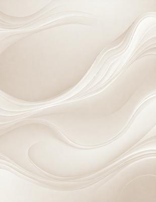 The primary subject of the image is a white wall with a pattern of waves. The setting is a room with a white background, and the visual style appears to be a combination of a photo and digital art. The dominant colors are white and gray, creating a clean and minimalist atmosphere.