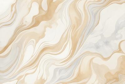 The primary subject of the image is a patterned wallpaper with a white and brown color scheme. The setting is a room with a white and brown color scheme. The visual style is a patterned wallpaper, which gives the room a unique and artistic appearance. The colors and mood of the image are warm and inviting, creating a cozy and comfortable atmosphere.