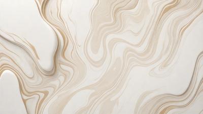 The primary subject of the image is a white marble wall with a patterned texture. The setting is a room with a white marble wall as the main focus. The visual style is a close-up of the marble wall, showcasing its unique texture. The colors and mood of the image are predominantly white, giving it a clean and elegant appearance.