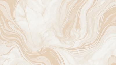 The primary subject of the image is a marble-like surface with a white and brown color scheme. The setting is a room with a white wall, and the visual style appears to be a combination of a photo and a drawing. The colors and mood of the image are warm and inviting, creating a sense of elegance and sophistication.