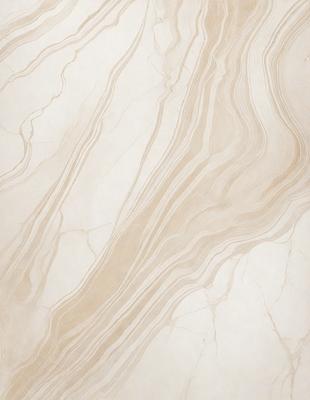 The primary subject of the image is a marble tile with a patterned design. The setting is a bathroom, with the marble tile covering the walls and floor. The visual style is a close-up of the marble tile, showcasing its intricate pattern. The colors and mood of the image are predominantly neutral, with the marble tile providing a sense of elegance and sophistication.