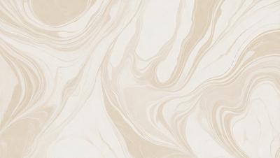The primary subject of the image is a marble-like pattern on a wall. The setting is a room with a white wall, and the visual style appears to be a combination of a photo and a digital art or illustration. The colors and mood of the image are predominantly white, giving it a clean and elegant appearance.