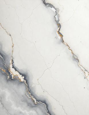 The primary subject of the image is a marble wall with a cracked and textured appearance. The setting is a room with a white marble surface, which adds to the overall atmosphere. The visual style is a close-up of the marble wall, showcasing its unique texture and design. The colors in the image are predominantly white, which gives the wall a clean and elegant appearance.