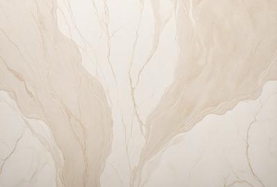 The primary subject of the image is a white marble wall with a pattern of swirls and branches. The setting is a room with a white background, and the visual style is a close-up of the marble wall. The colors and mood of the image are predominantly white, giving it a clean and elegant appearance.