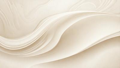 The primary subject of the image is a white sheet of paper with a wave-like pattern on it. The paper appears to be folded or manipulated to create the wave-like shape. The setting is a white background, which provides a clean and minimalist appearance to the image. The visual style is a combination of digital art and illustration, as the paper appears to be digitally manipulated to create the wave pattern. The colors and mood of the image are predominantly white, giving it a clean and serene atmosphere.