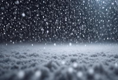 Primary subject: Snowfall
Setting/background: A dark, snowy night
Visual style: Photo
Colors and mood: The image is in black and white, giving it a classic and timeless feel. The snowfall creates a serene and peaceful atmosphere.