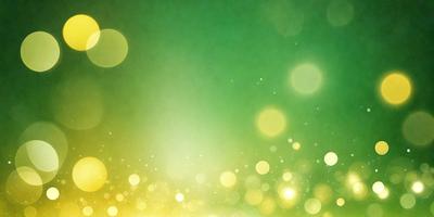 The primary subject of the image is a green background with yellow lights. The setting is a brightly lit environment, possibly a stage or a light show. The visual style is a combination of digital art and illustration, creating a vibrant and lively atmosphere. The dominant colors are green and yellow, which contribute to the overall mood of the image.