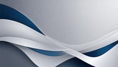 The primary subject of the image is a large, curved, and flowing design, which appears to be a digital art or illustration. The setting is a gray background, which contrasts with the flowing design. The visual style is modern and creative, showcasing the artist's skill in creating intricate patterns. The colors and mood of the image are predominantly blue, giving it a calm and serene atmosphere.