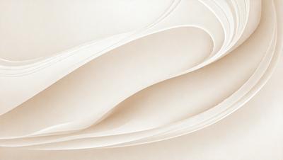 The primary subject of the image is a white sheet of paper. The setting is a white background, which creates a clean and minimalist appearance. The visual style is a close-up of the paper, emphasizing its texture and details. The colors and mood of the image are predominantly white, giving it a calm and serene atmosphere.