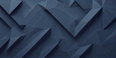 The primary subject of the image is a blue wall with a geometric pattern. The setting is a room with a blue wall, and the visual style is a digital art or illustration. The dominant colors are blue and black, creating a calm and modern atmosphere.