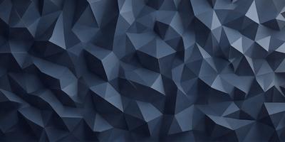 The primary subject of the image is a blue geometric pattern, which is the main object, scene, or focus of the image. The setting or background is a blue wall, and the visual style is a digital art or illustration. The dominant colors are blue and black, creating a calm and soothing atmosphere.