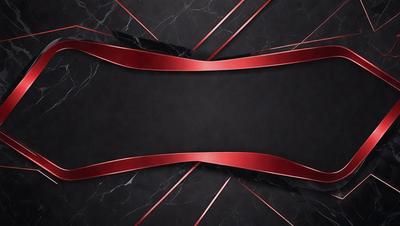 The primary subject of the image is a black and red patterned surface, which appears to be a marble or granite countertop. The setting is a room with a black background, which emphasizes the striking contrast between the black and red pattern. The visual style is a combination of a photo and digital art, creating a unique and eye-catching design. The colors and mood of the image are bold and striking, with the black and red pattern evoking a sense of luxury and sophistication.