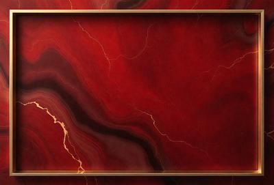 The primary subject of the image is a maroon-colored wall with a red background. The setting is a room with a red marble wall, and the visual style is a close-up of the wall. The dominant colors and overall atmosphere are warm and rich, creating a luxurious and elegant ambiance.
