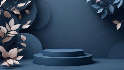 The primary subject of the image is a blue square, which is the main object, scene, or focus of the image. The setting or background features a blue wall, and the visual style appears to be a digital art or illustration. The dominant colors in the image are blue, and the overall atmosphere is calm and serene.