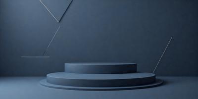 The primary subject of the image is a blue surface, which appears to be a wall or a table. The setting/background is a dark blue room, which gives the image a moody and dramatic atmosphere. The visual style is a close-up of the blue surface, emphasizing its color and texture. The colors and mood of the image are predominantly dark blue, creating a sense of depth and mystery.