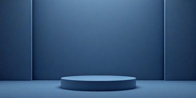 The primary subject of the image is a blue circle, which is the main object, scene, or focus of the image. The setting or background of the image is a blue wall, which provides a contrasting and complementary color to the blue circle. The visual style of the image is a photo, as it captures a real-life scene with a clear and detailed representation of the blue circle. The colors and mood of the image are predominantly blue, creating a calm and serene atmosphere.