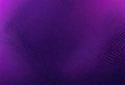 Purple background with a pattern of dots.