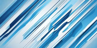 The primary subject of the image is a blue and white abstract design. The setting is a blue background, and the visual style appears to be a digital art or illustration. The dominant colors are blue and white, creating a calm and serene atmosphere.