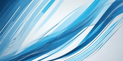 The primary subject of the image is a blue and white swirl pattern. The setting is a white background, which provides a clean and minimalist appearance. The visual style is a digital art or illustration, as the swirl pattern is created using a computer or digital medium. The dominant colors are blue and white, giving the image a calming and soothing atmosphere.