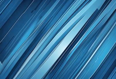 The primary subject of the image is a blue and white striped pattern. The setting is a blue background, and the visual style appears to be a digital art or illustration. The dominant colors are blue and white, creating a calm and soothing atmosphere.