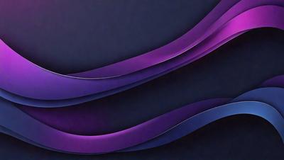 The primary subject of the image is a purple and blue swirl pattern. The setting is a dark background, which contrasts with the vibrant colors of the swirl pattern. The visual style appears to be a digital art or illustration, as the swirl pattern is intricately detailed and smoothly rendered. The dominant colors in the image are purple and blue, creating a sense of depth and movement.