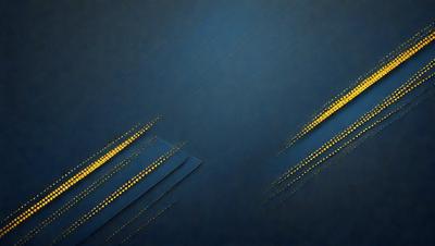 The primary subject of the image is a blue background with yellow lines. The setting is a dark room, and the visual style appears to be a digital art or illustration. The dominant colors are blue and yellow, creating a mood of calmness and tranquility.
