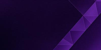 Purple background with a triangle pattern.