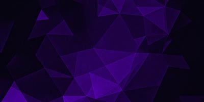 The primary subject of the image is a purple geometric pattern. The setting is a dark background, which contrasts with the purple pattern. The visual style is a combination of digital art and illustration, creating a unique and eye-catching design. The dominant colors are purple and black, giving the image a bold and striking appearance.